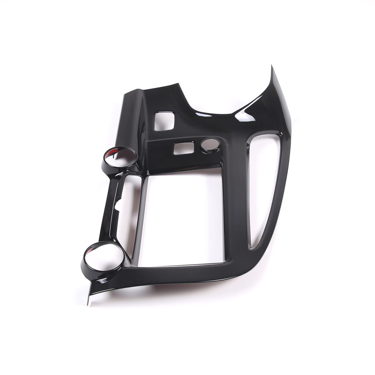 Glossy Black ABS Center Console air outlet frame Trim For Corvette C7 2014-19 8