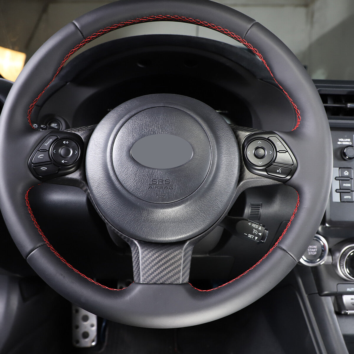 Matte Real Carbon Fiber Interior Center Trim Set For GR86/Subaru BRZ 2022+ 101