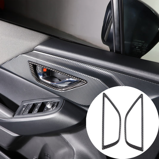 Carbon Fiber ABS Interior Decoration Cover Trim Kit For Subaru WRX 2022-2024 US - Styles 6-10 1