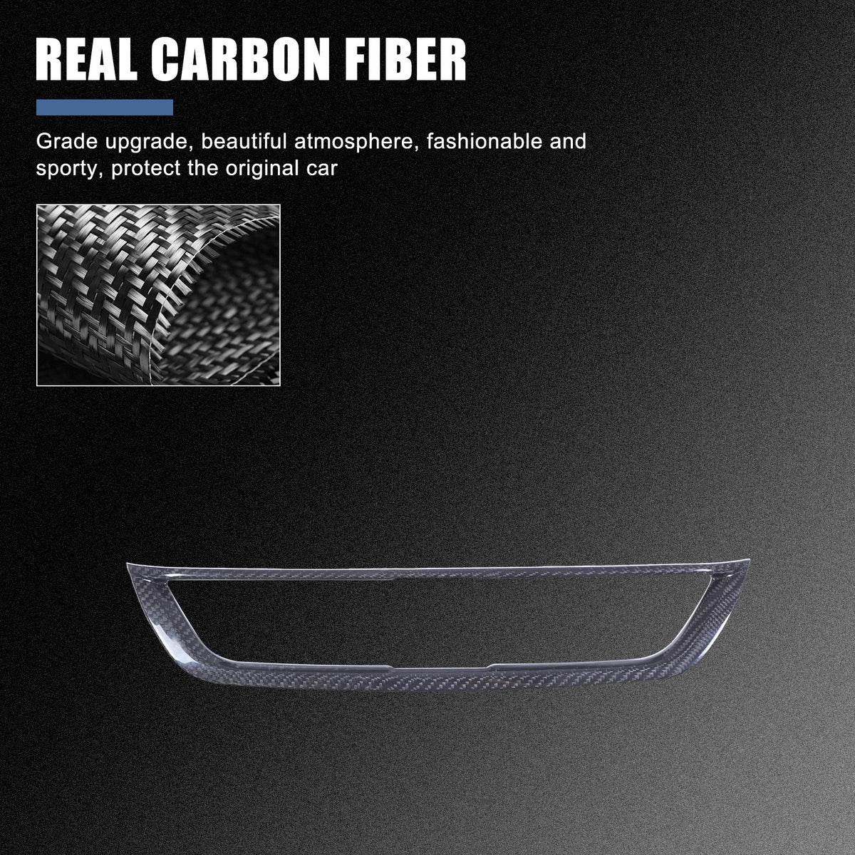 Real Carbon Fiber Center Air Vent Trim For Alfa Romeo Giulia 952 2017-20 17