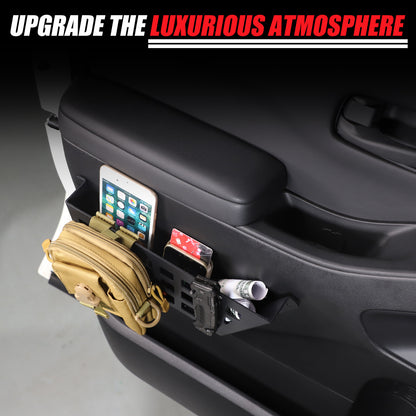 Car Front Door Storage Box Side Pocket Organizer For Nissan Frontier 2022-2024 9