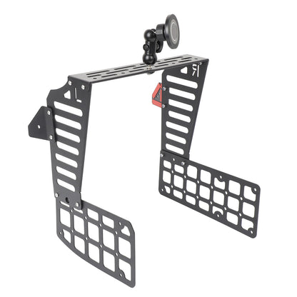 Magnetic Phoner Holder Center Console Molle Panel Device For Toyota FJ Cruiser 12