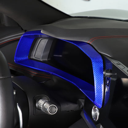 Blue Real Carbon Fiber Full Interior Set Decor Trim Kit for Corvette C8 20-25 - Variants 16-20 14