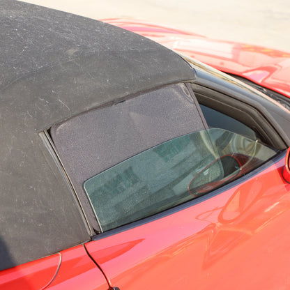 Car Window Screen Sun Shade Mesh Cover Windshield For Corvette C6 2005-2013 7