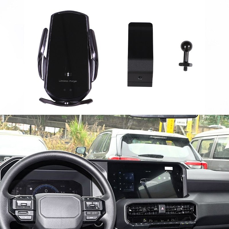 Wireless Navigation Screen Phone Mount Holder For Toyota LC250 Prado 2024+ 1