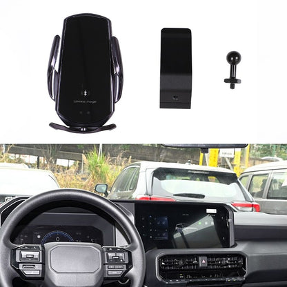 Wireless Navigation Screen Phone Mount Holder For Toyota LC250 Prado 2024+ 1