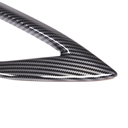 ABS Carbon Fiber Front Side Grille Molding Trim For Mitsubishi Outlander 22-23 7