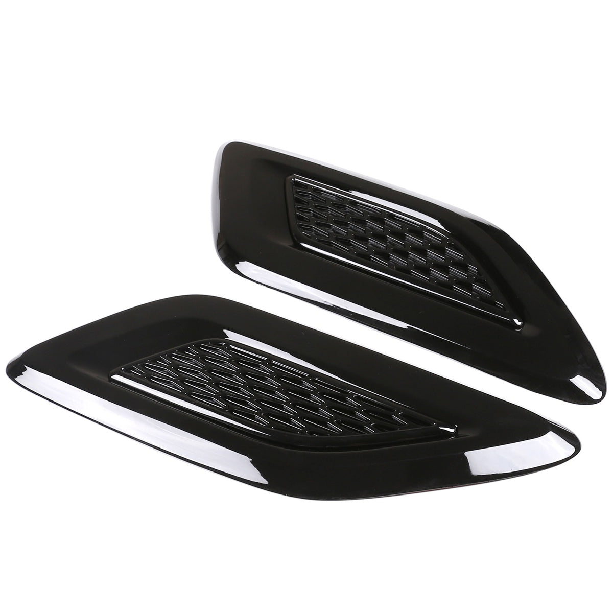 Piano Black ABS Exterior Hood Air Vent Trim For Range Rover Vogue L460 2023+ 7
