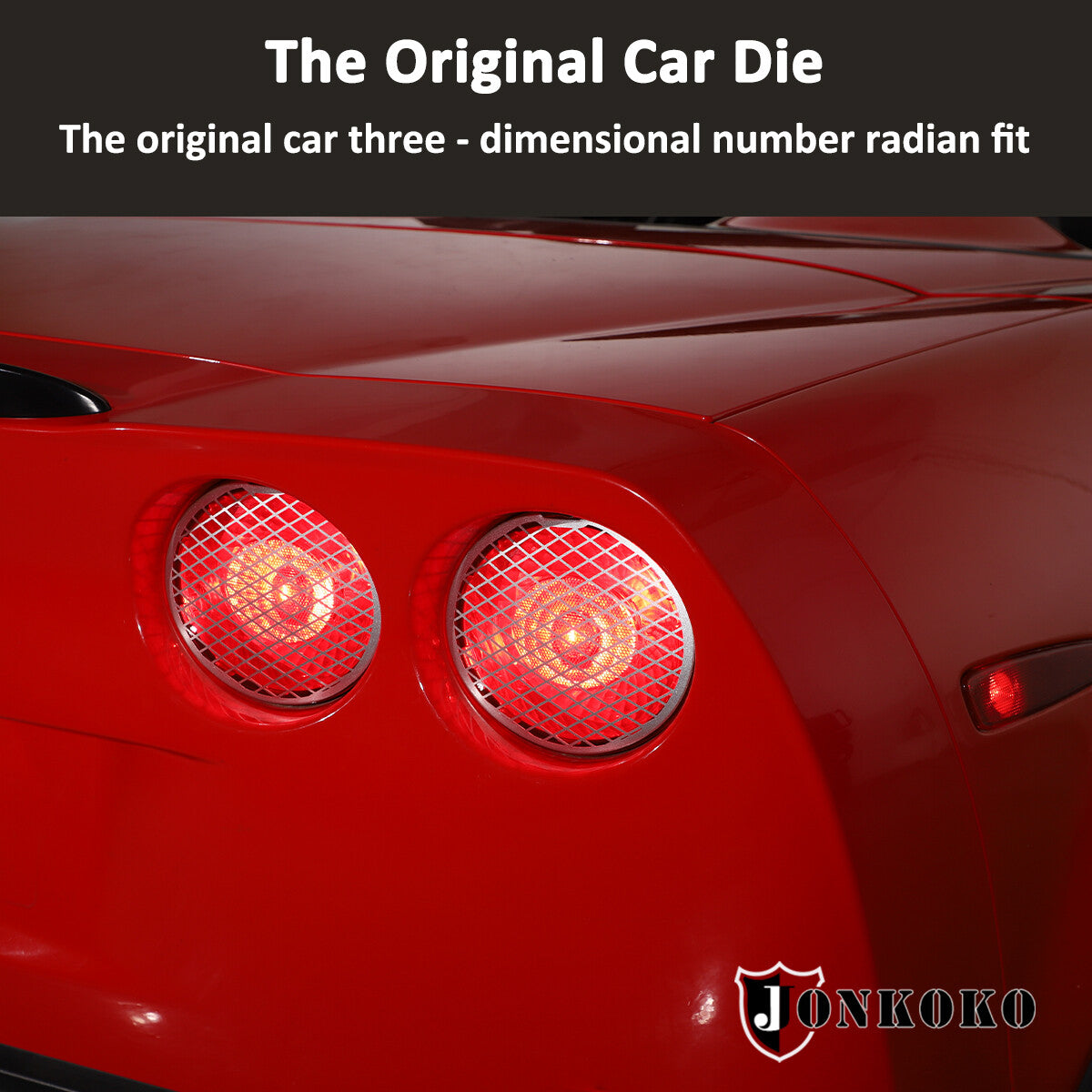 Black Mesh Steel Rear Tail Light Grille Cover For Corvette C6 GS/Z0/ZR1 05-13 US 7