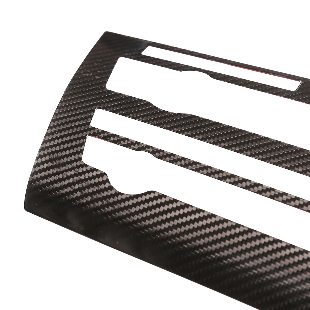 Real Dry Carbon Fiber Center Volume CD Switch Panel Trim For BMW X5 X6 F15 14-18 11