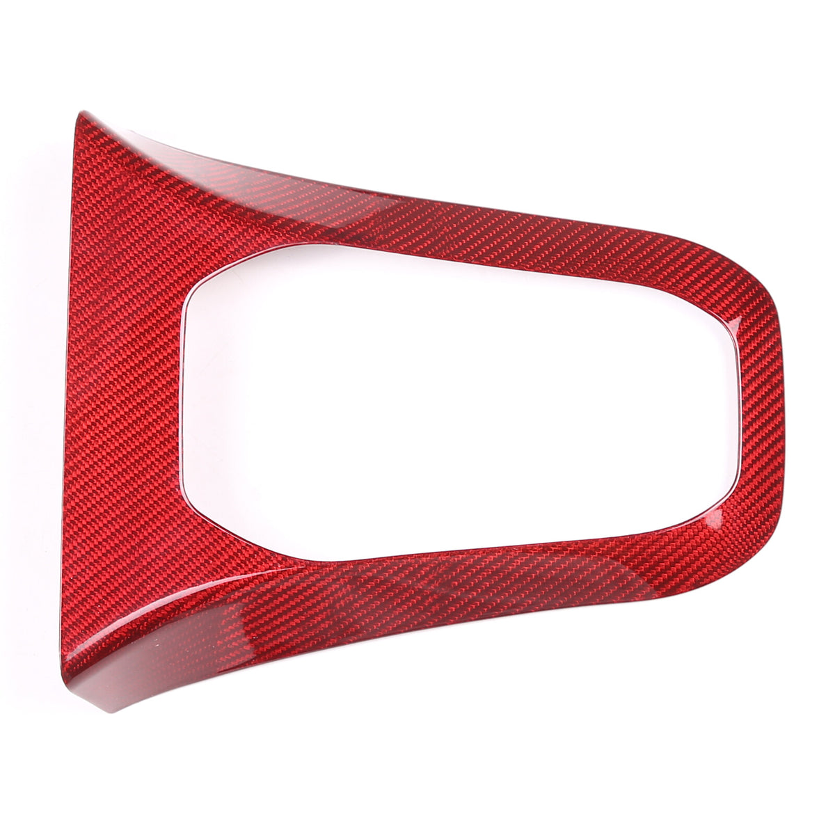Red Real Carbon Fiber Center Dashboard Speaker Panel Trim For Toyota Supra 19+ 9