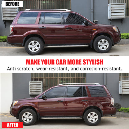 Exterior Rear Quarter Door Window Pillar Cover Trim For Honda Pilot 2003-2008 23