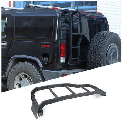 Back Rear Roof Climbing Ladder Tailgate Driver Side Rack For Hummer H2 2003-2009 5