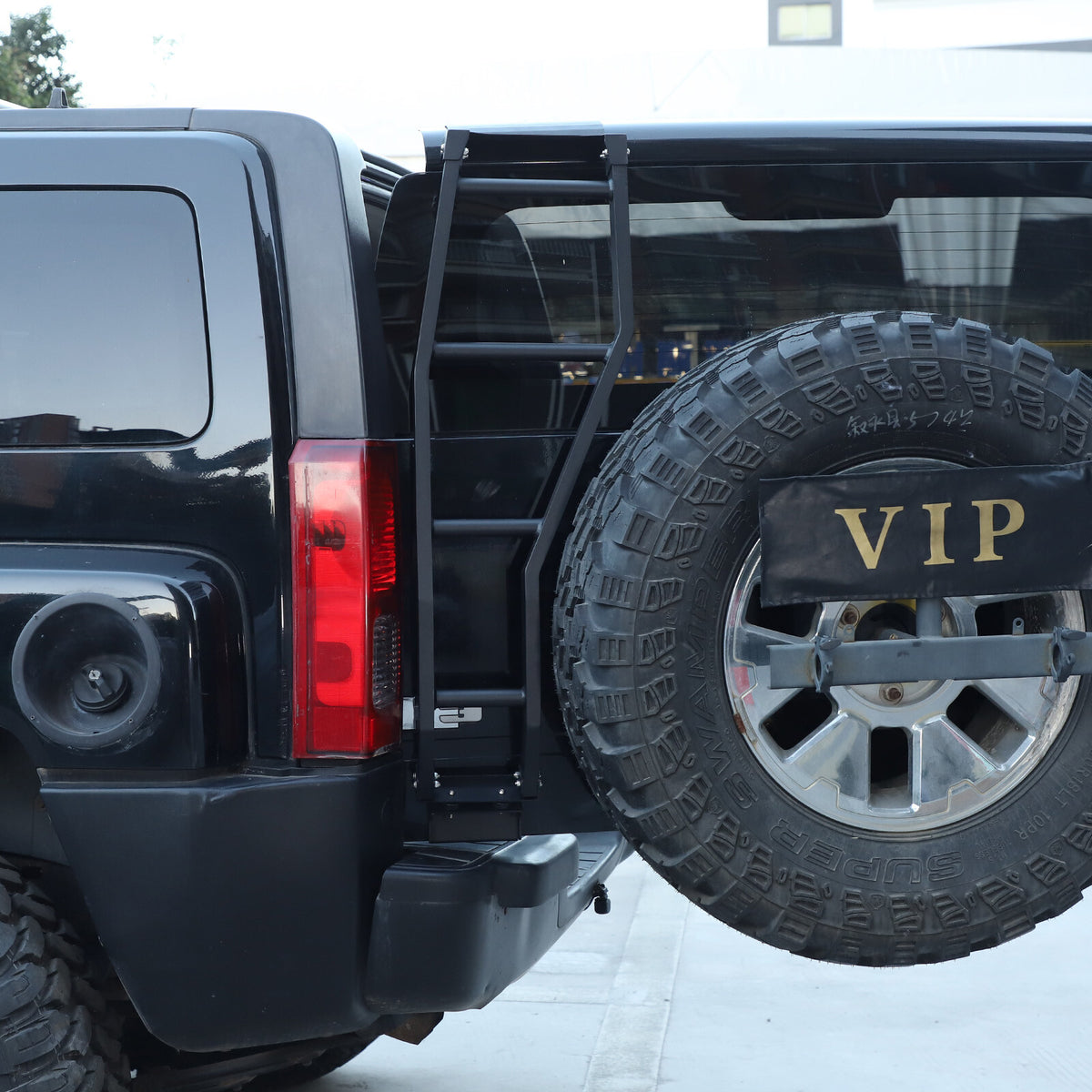 Back Car Rear Door Tailgate Rack Ladder Climbing Step For Hummer H3 2005-09 US 12