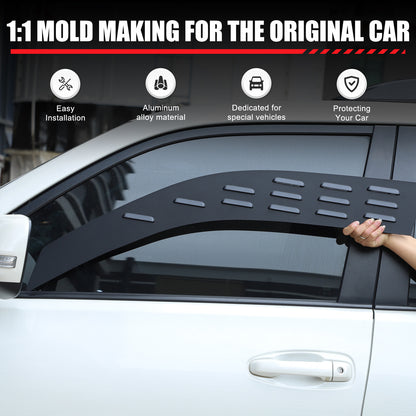 Rear Door Window Louver Air Vent Panel Trim For Toyota Land Cruiser Prado 10-23 11