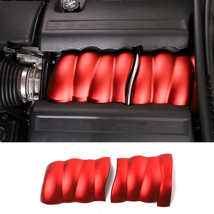 Red Engine Cabin Fluid Switch Intake Manifold Cover Set For Corvette C6 05-13 US 3