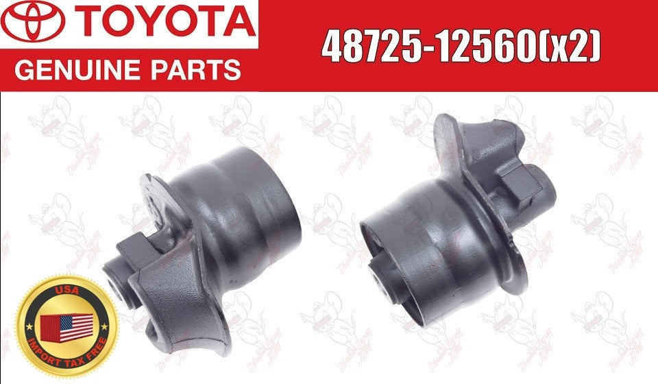 Toyota OEM Rear Crossmember Axle Beam Bushing R＆L SET 48725-12560(×2) 1