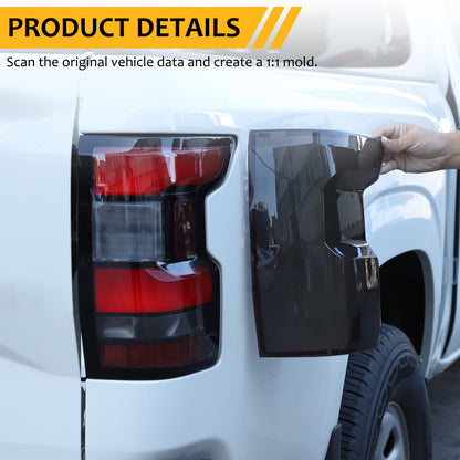 Smoked Black Rear Tail Light Lamp Cover Trim For Nissan Frontier 2022+ US 8