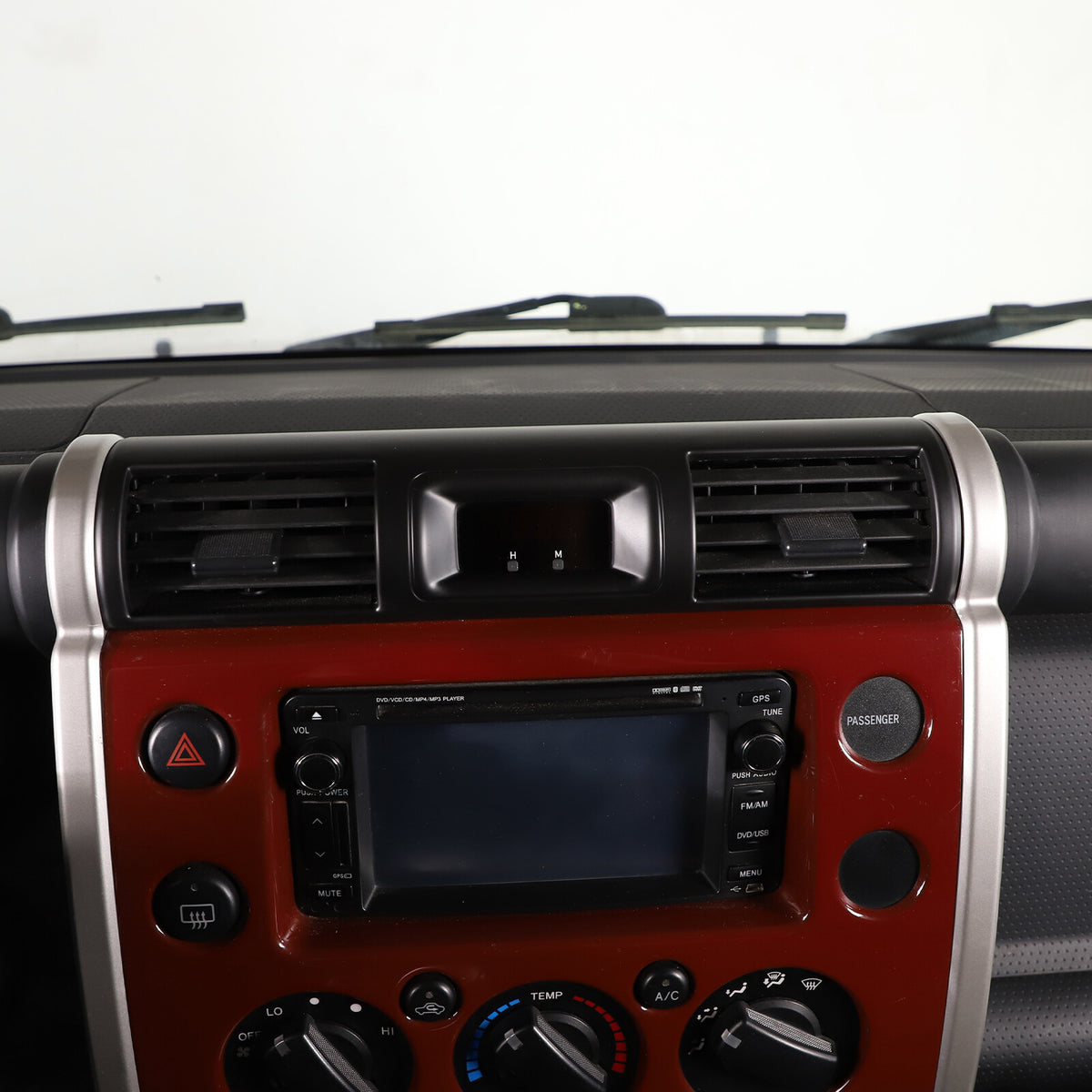Matte Black ABS Interior Full Set Cover Trim Kit Set For FJ Cruiser 2007-2021 42