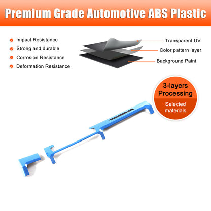 Blue ABS Console Center Dashboard Cover Trim For Toyota Tacoma SR SR5 2024-2025 11