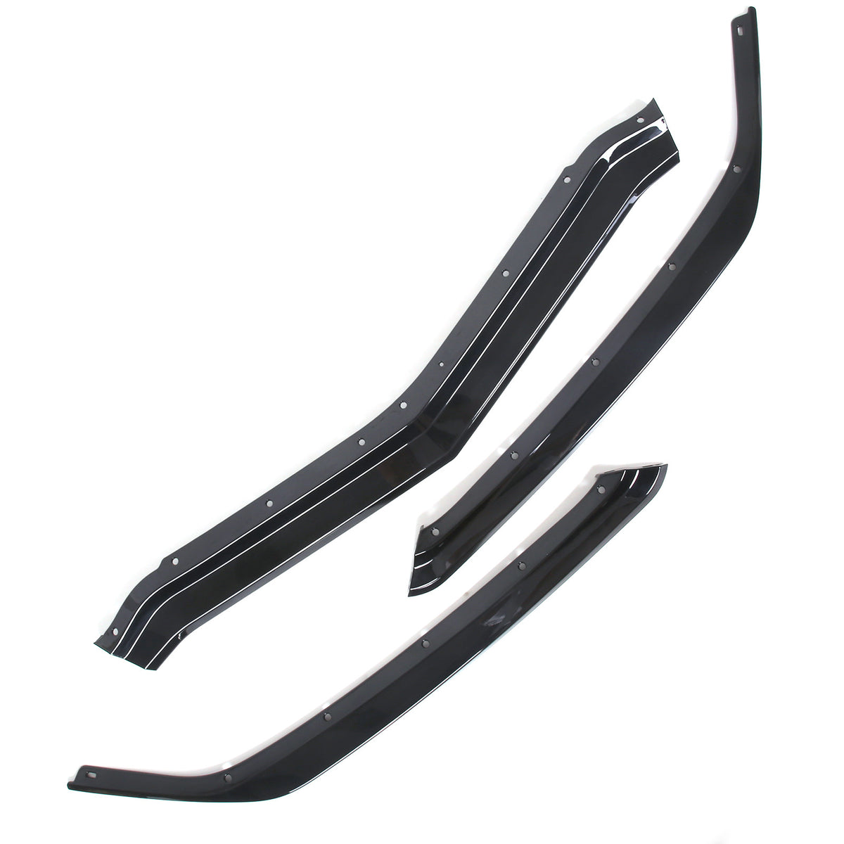 Replacement Glossy Black Front Bumper Lip Spoiler For Corvette C8 2020-2025 US 9