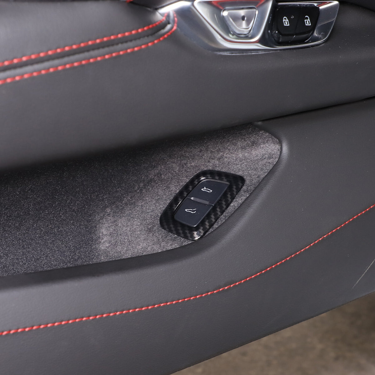 Carbon Fiber ABS Interior Full Decor Cover Trim Kit For Corvette C8 2020-2025 - Styles 11-15 47