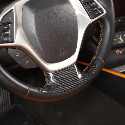 Real Dry Carbon Fiber Interior Center Full Trim Set Kit For Corvette C7 2014-19 136