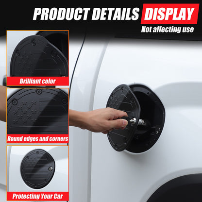 US Flag Alloy Fuel Tank Anti-Theft Lock Cover Gas Cap For Toyota Tundra 22+ US 12