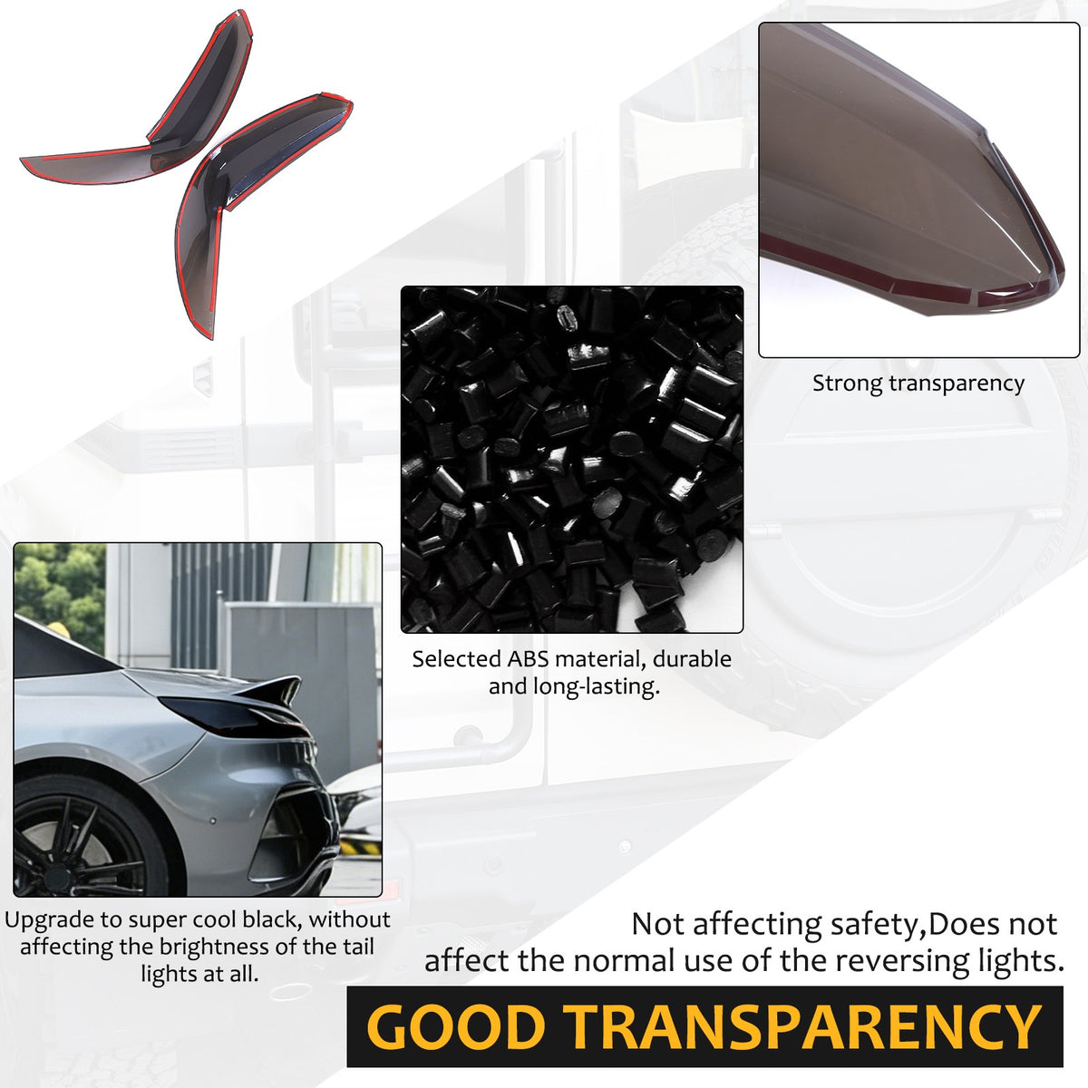 Smoked Black Rear Tail Light Guard Decor Cover Trim Bezels For BMW Z4 G29 2019+ 22