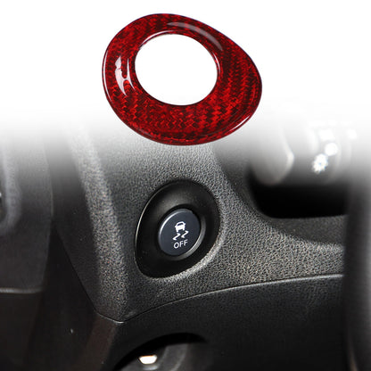 Red Real Carbon Fiber Interior Center Console Trim For Nissan Z 400Z RZ34 2023+ 87