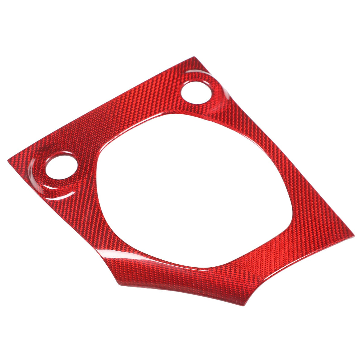 Red Real Carbon Fiber Center Gear Shift Base Trim For Nissan 400Z Z34 MT 2023+ 6