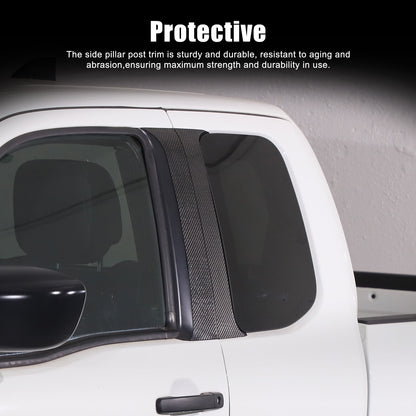 Carbon Fiber Center Door Pillar Post Trim Cover For Nissan Frontier D41 2024+ 13