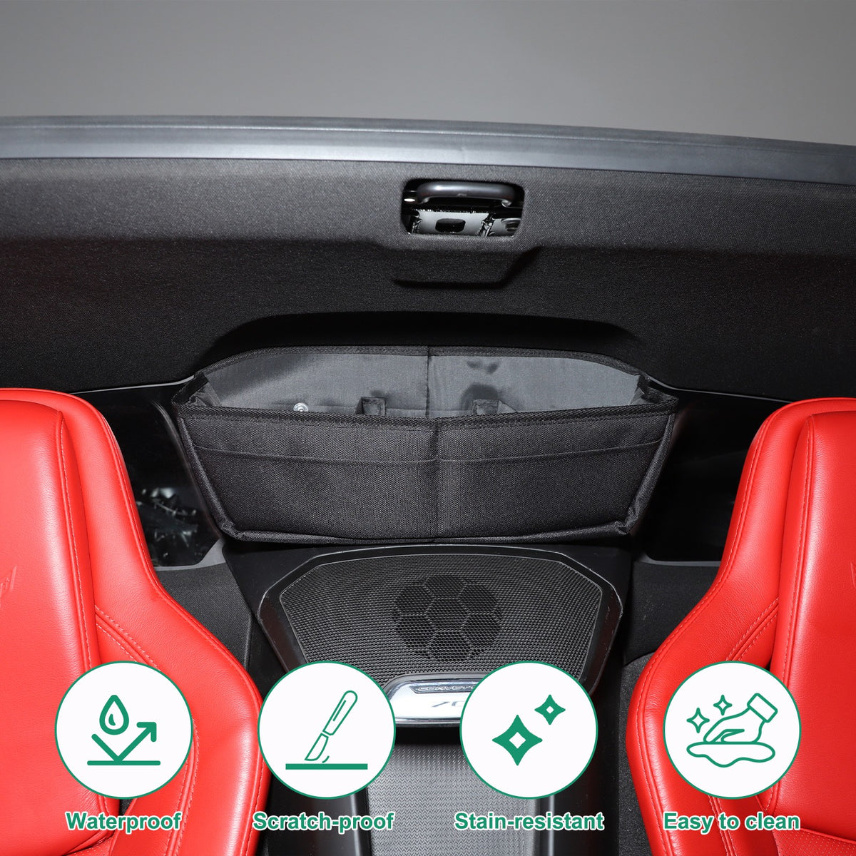 Rear Trunk Tailgate Storage Box For Corvette C8 2020+ US 13