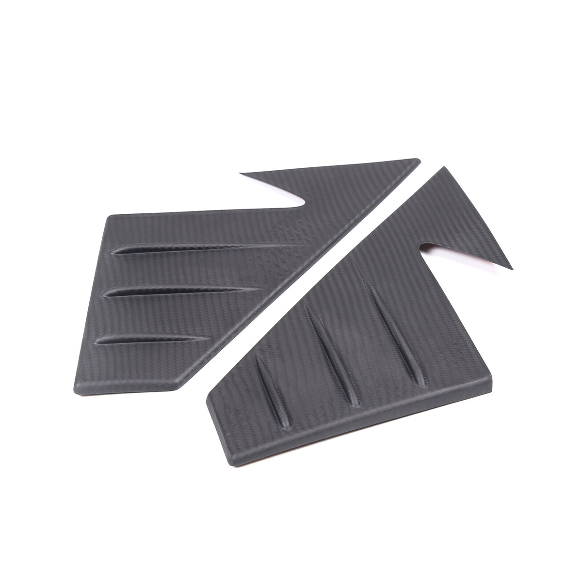 Matte Real Carbon Fiber Window Triangle A-Pillar Cover For LR Defender 2020-24 14