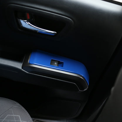 Dark Blue Interior Dashboard Center Console Trim Set Kit For Toyota Tacoma 16-23 8