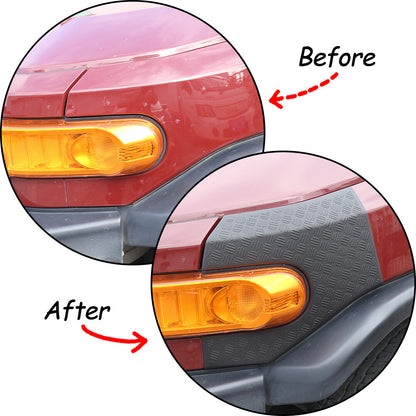 Headlight Armor Cowl Guard Molding For Toyota FJ Cruiser 2007-2021 5
