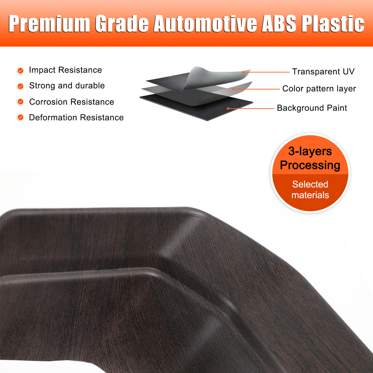 Wood Grain Dashboard Instrument Trim For Toyota Land Cruiser Prado LC250 24+ 5