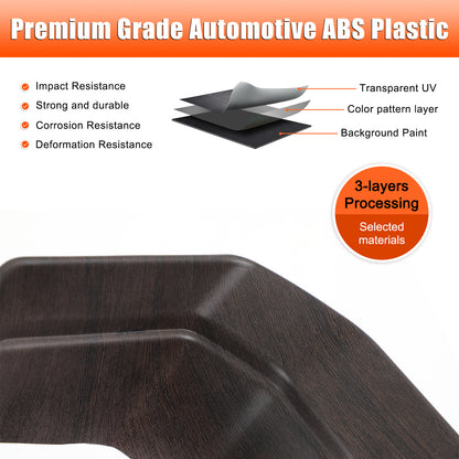 Wood Grain Dashboard Instrument Trim For Toyota Land Cruiser Prado LC250 24+ 5