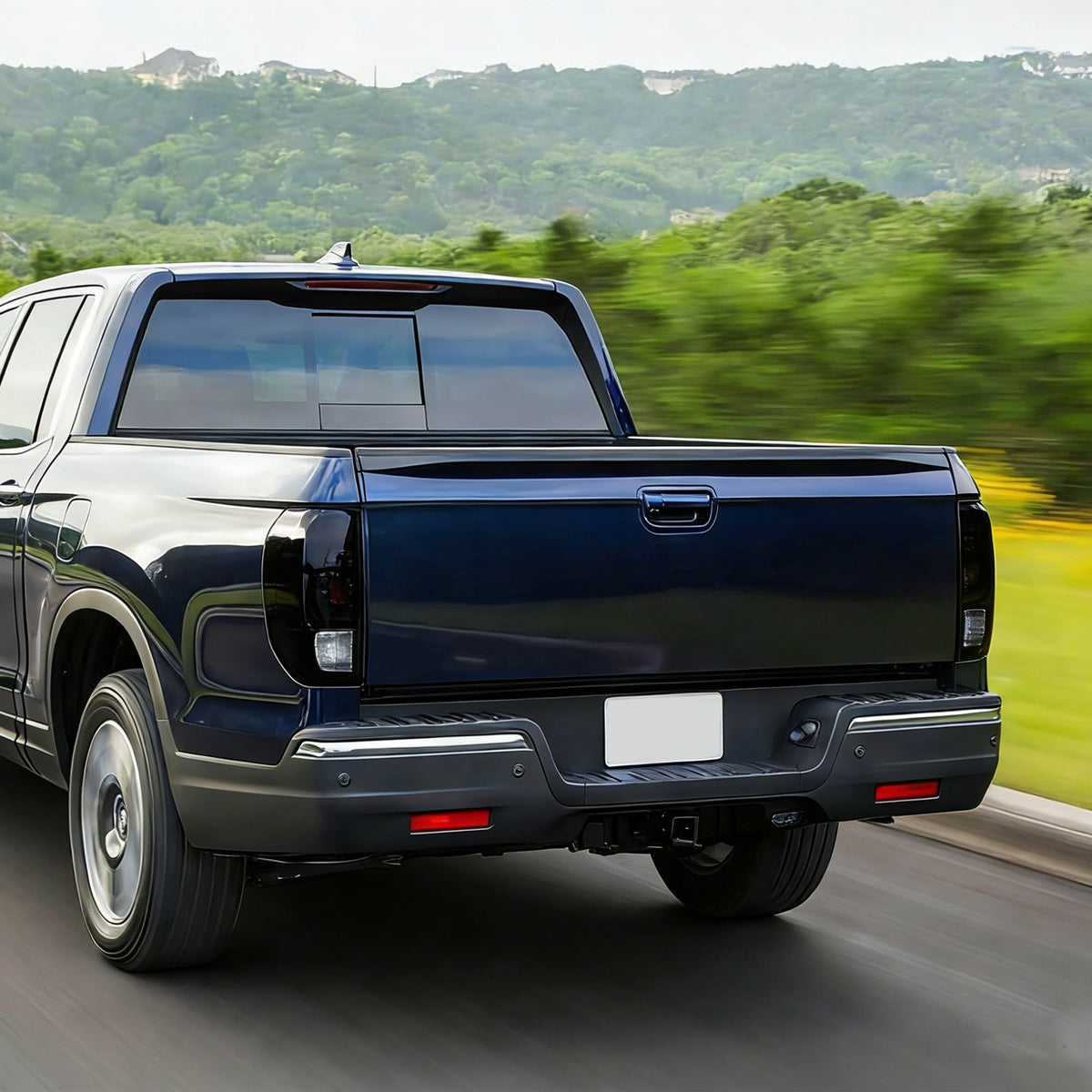 Smoked Black Taillight Lamp Cover Trim Overlays For Honda Ridgeline 2017+ US 20