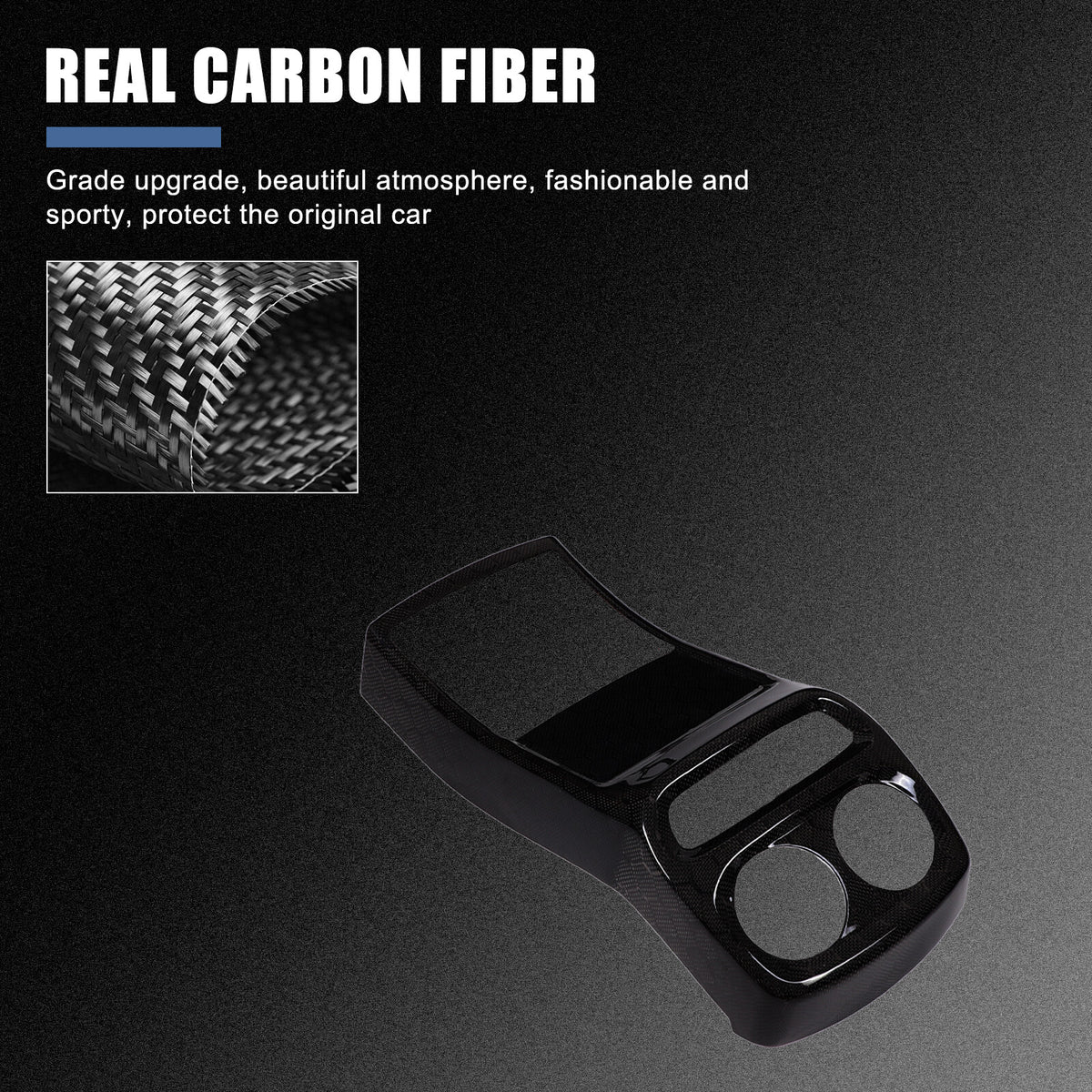 Honeycomb Carbon Fiber Rear Air Vent Outlet Trim For Benz G-Class W463 21-23 13