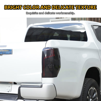 Smoked Black Rear Tail Light Guard Cover Trim Bezels For Mitsubishi L200 2019+ 18