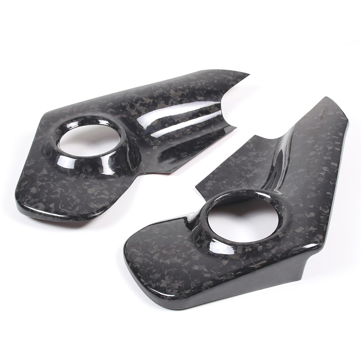 Forged Carbon Fiber Car Door Horn Speaker Panel Cover Trim For Supra A90 2019-24 12