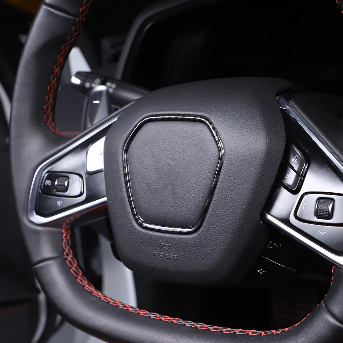 Carbon Fiber ABS Interior Full Decor Cover Trim Kit For Corvette C8 2020-2025 - Styles 41-45 30