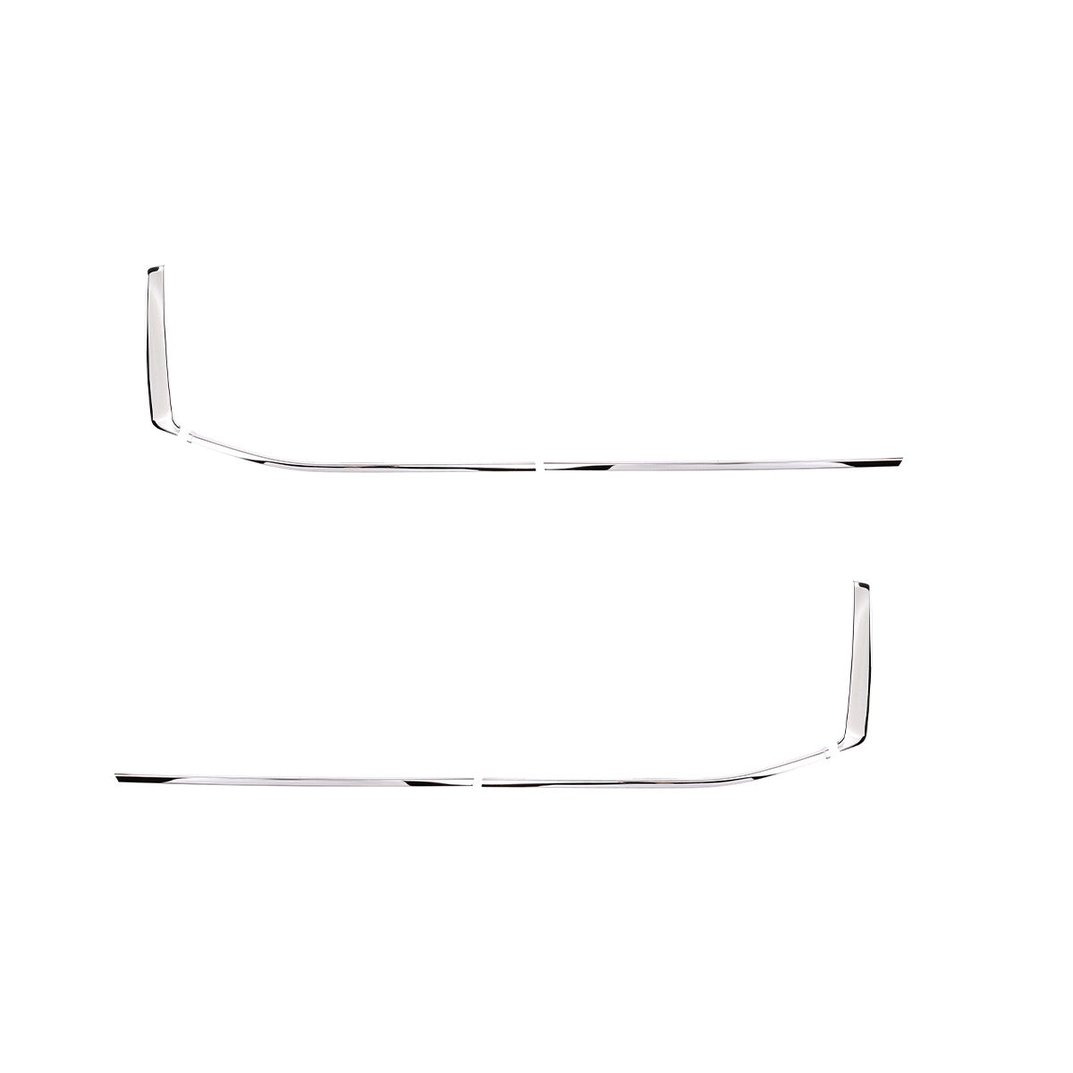 Steel Silver For Toyota Tundra 2022-2026 Window Full Complete Around Cover Trim 13