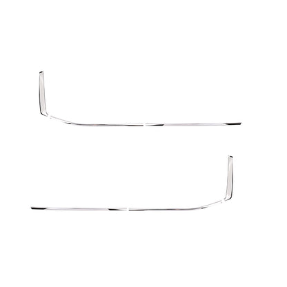 Steel Silver For Toyota Tundra 2022-2026 Window Full Complete Around Cover Trim 13
