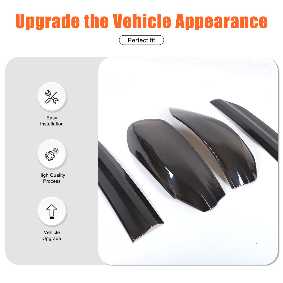 Smoked Rear Tail Light Guard Decor Cover Trim Bezels For BMW X6 G06 2020-2026 8