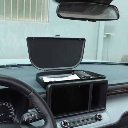 ABS Navigation Screen Rear Storage Box With Lid For Ford Maverick 2022+ US 5