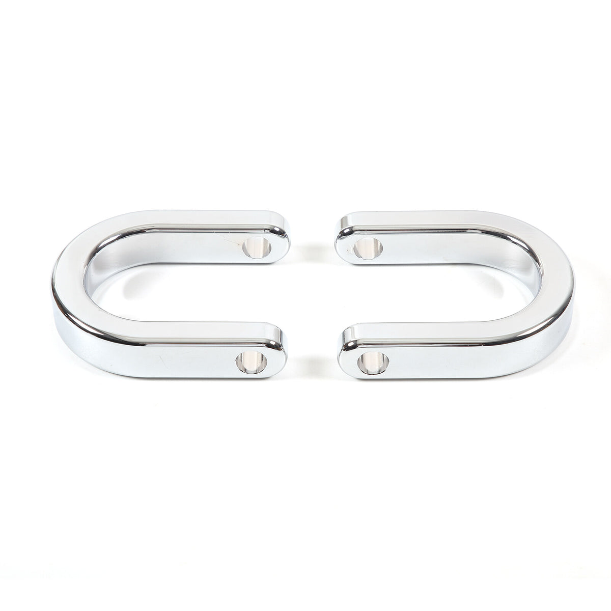 2PCS Silver Car Tow Hook Track Racing Trailer Ring For Hummer H2 2003-2009 US 11