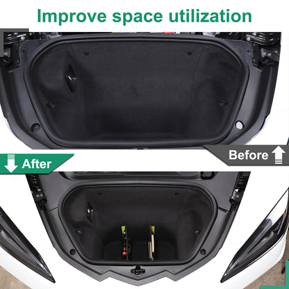 Center Console Seat Frunk Rear Trunk Storage Bag Tray For Corvette C8 20-26 62