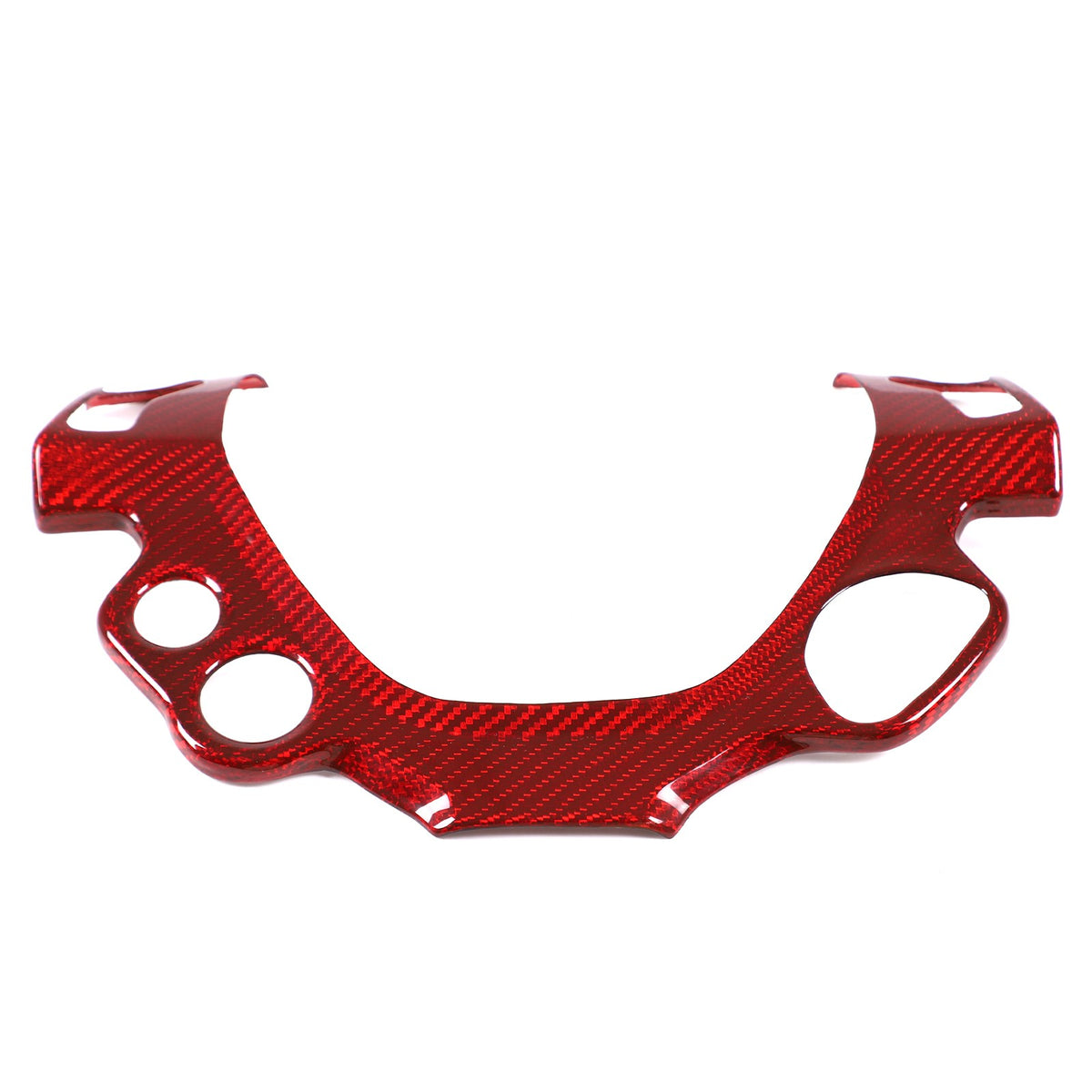 Red Real Carbon Fiber Center Interior Set Cover Trim Kit For Ferrari 458 2011-16 10